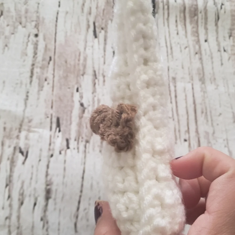 White Crochet Chocolate Bunny